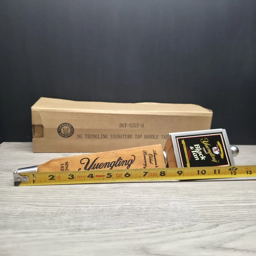 Yuengling Black & Tan Beer  3-Sided Beer Tap Handle - 13